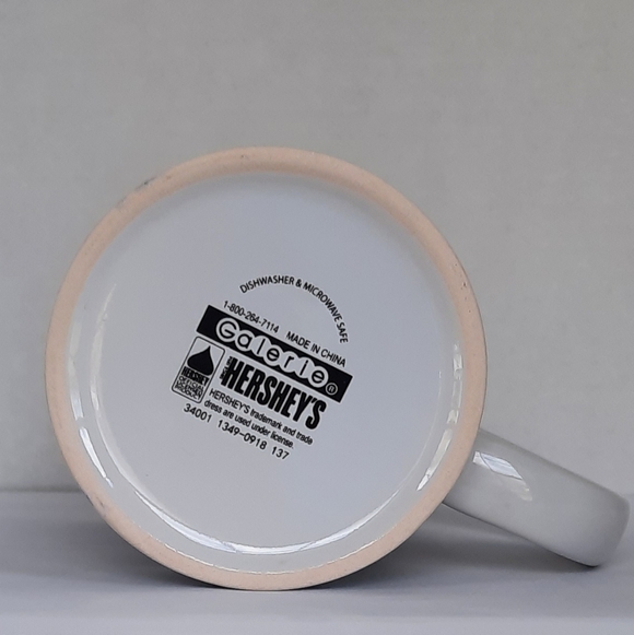 Hershey's Brand White mug chocolate brown label candy coffee cup 15 flouid oz - Picture 6 of 7